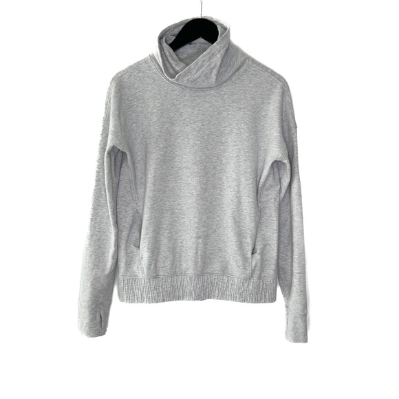 Lululemon Sweater Stress Less Pullover Heathered Core Ultra - Picture 2 of 9